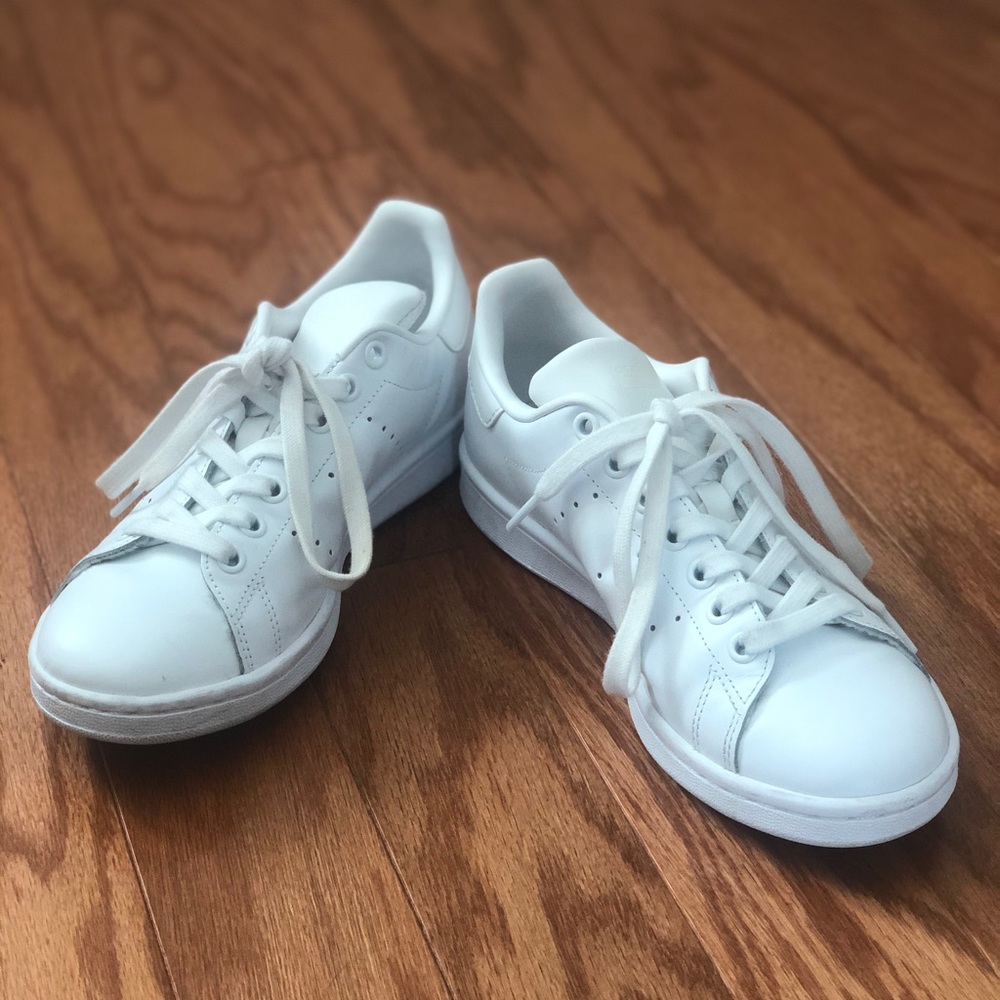 All White Stan Smith sneakers